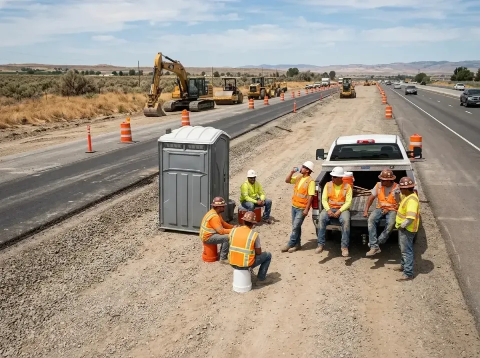 highway-road-construction-crew-007 — frequently asked questions, Porta Potty and Restroom Rentals in Guntown, MS